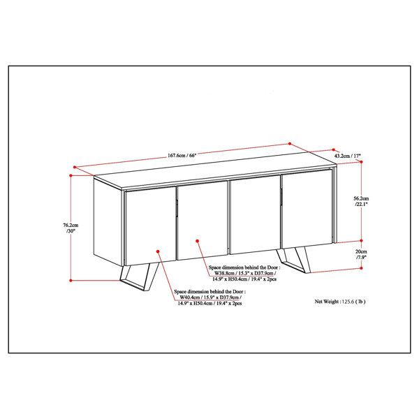 Dimensions du produit