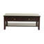 Ensemble de tables d'appoint 4 pièces Classic Classic avec tiroirs et tablettes ouvertes en bois