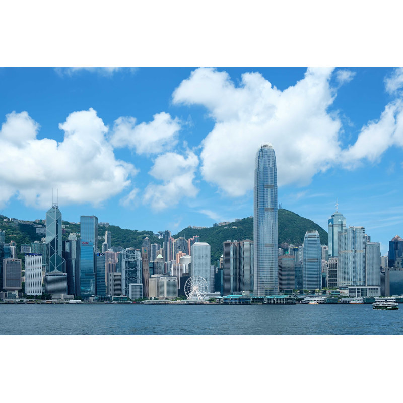 Hong Kong - Photographie sur toile tendue, H 8 po x l 12 po