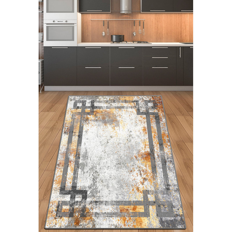 Antibacterial Hall Carpet, 100% Polyester, 31.5 x 59.1 inches | 10 mm Pile Height, 700 g/m² | Non-Slip Underside, Machine Washable, Easy Care | Perfect for Entryways & Living Spaces, Stylish & Functional Design