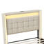 Smart Wingback Linen Storage Beds Upholstered Bed-134454809-134454811