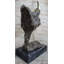 Sculpture Rhinocéros Rhinocéros en métal fait à la main bronze 14 "x 10"