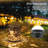 Flower Fairy Solar-Powered Integrated LED Outdoor Garden Lanterns, Decorative Pathway Lighting (Set of 2)
