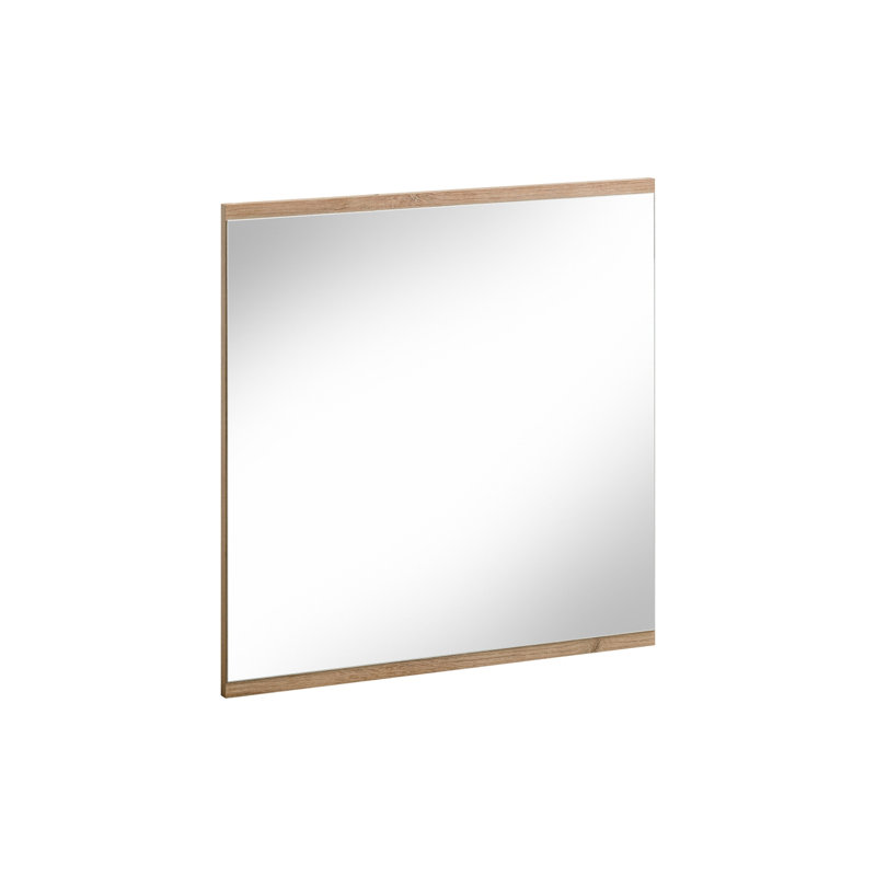 Remik Flat Wall Mirror, 62 cm H x 80 cm W x 2 cm D