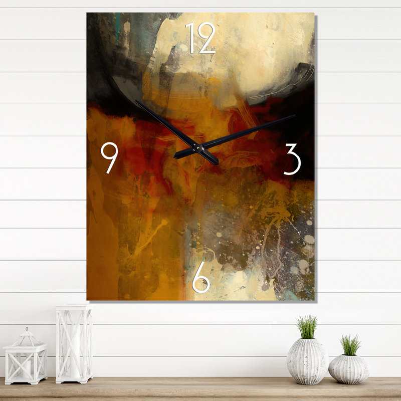 Jaydah Aluminum Wall Clock, Grand