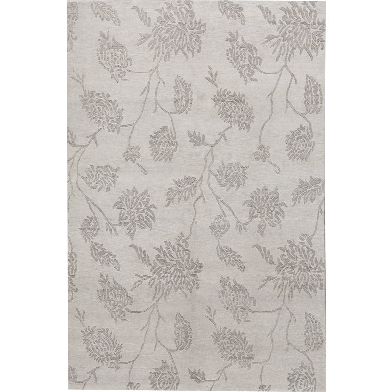 Hand-Knotted High-Quality Beige Area Rug