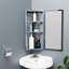Pharmacie de coin avec miroir Infinity H 23,62 po x l 11,87 po x 6,87 po