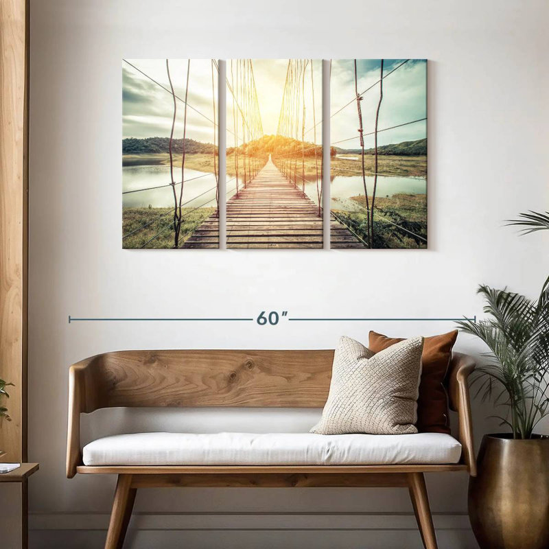 Lilie Rope Bridge, 28" H x 45" W