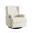 Upholstered Classic Wing Back Manual Handle Swivel Rock Glider Recliner Set of 2-1480243151