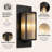 1-Light Modern Outdoor Wall Light with Ribbed Glass, Waterproof Exterior Wall Light
