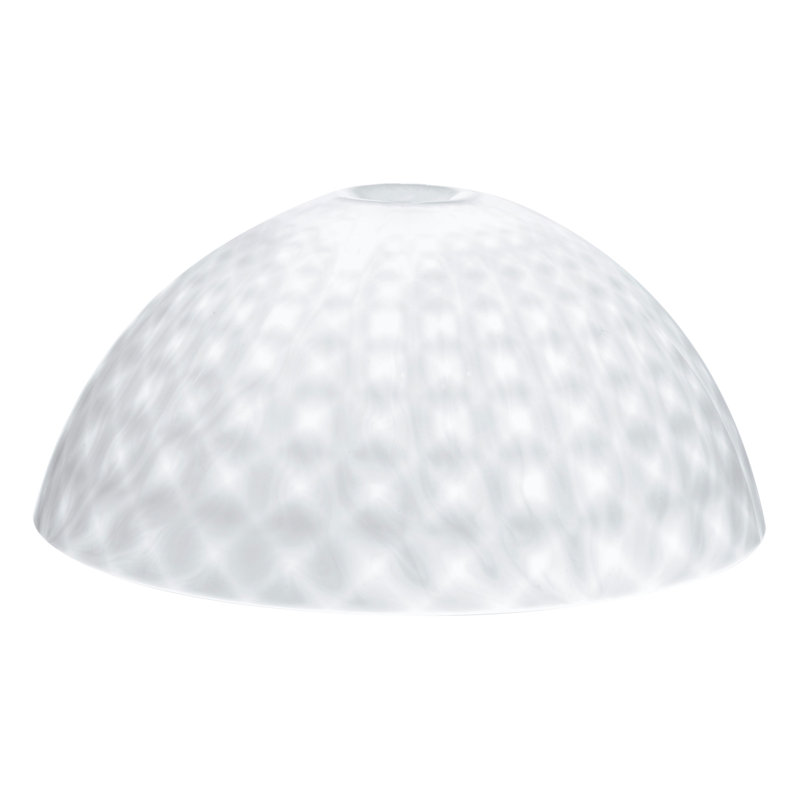 Stella 29.5cm H Plastic Bowl Pendant Shade ( Screw On ), grey/green/white