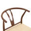 Chaises de salle à manger confortables, ensemble de cuisine moderne tissé en corde métallique