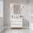 Recessed Or Surface Wall Mount Bathroom Medicine Cabinet With Adjustable Glass Shelves-126374941-126374937