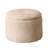 Modern Round Storage Ottoman , Beige-27032895