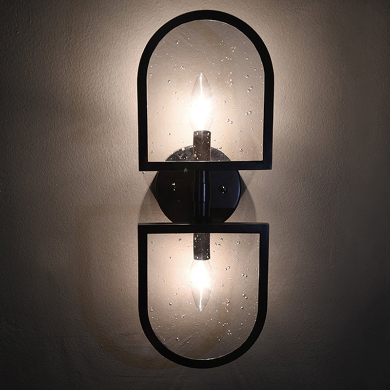 Dexter 2 - Light Flush Mounted Sconce, Black