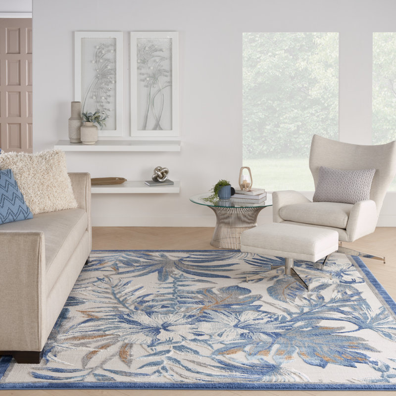 Tapis ivoire Skidmore, 7 pi 10 po x 9 pi 10 po