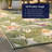 Mayshar Floral Ivory Hunter Green Indoor Outdoor Area Rug-1647653011