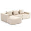 Canapé modulaire en velours côtelé Boneless-18501379