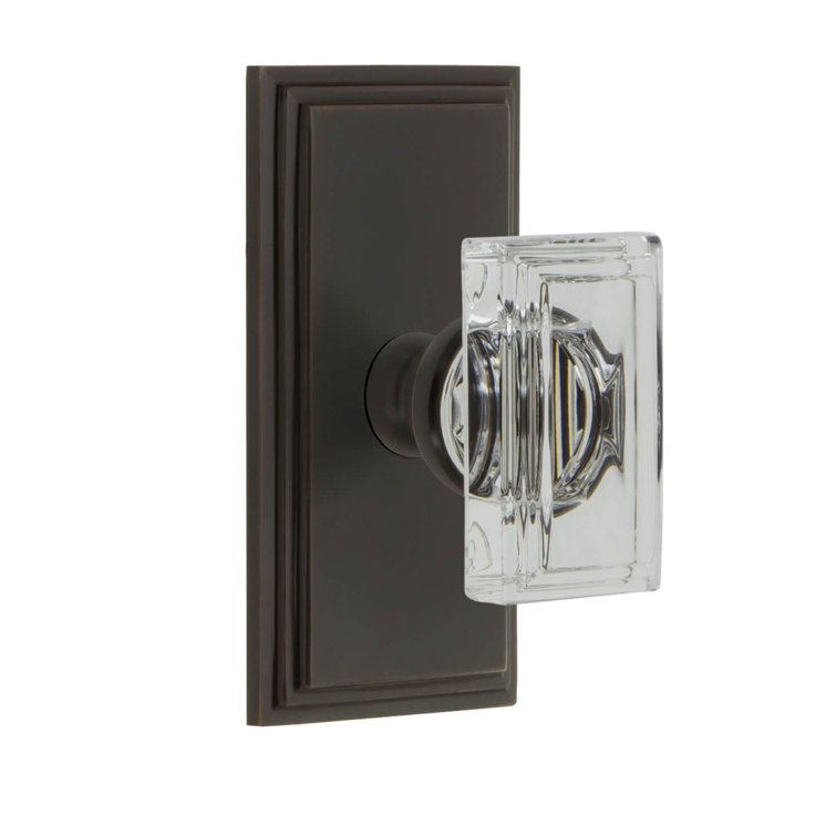 Grandeur Concealed Screw Mechanism Rectangular Knob Knob with Rectangle Rosette