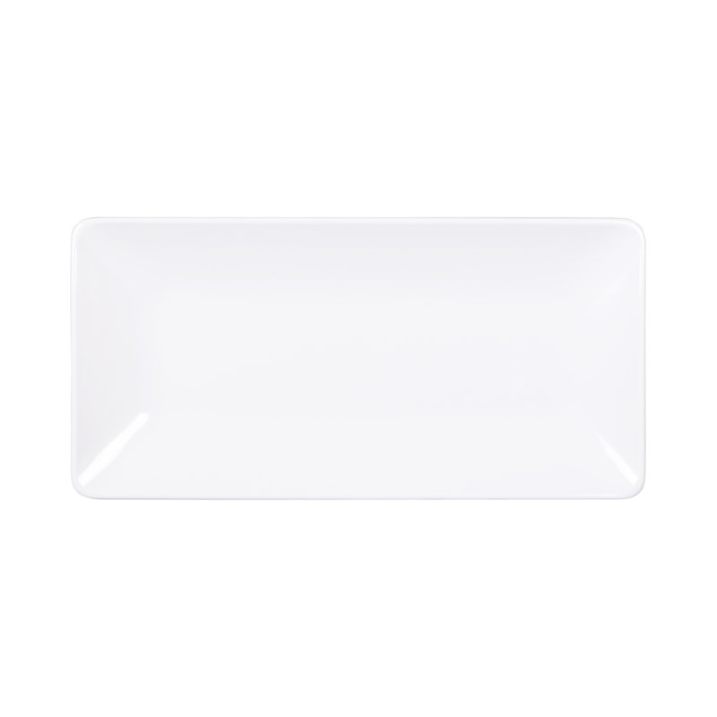 Plateau en mélamine, Blanc, H 1,63 po x l 16 po x P 8 po