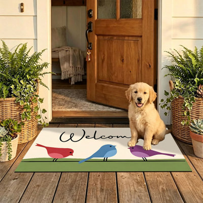  Tapis d'entrée antidérapant pour l'extérieur, 24 po x 36 po