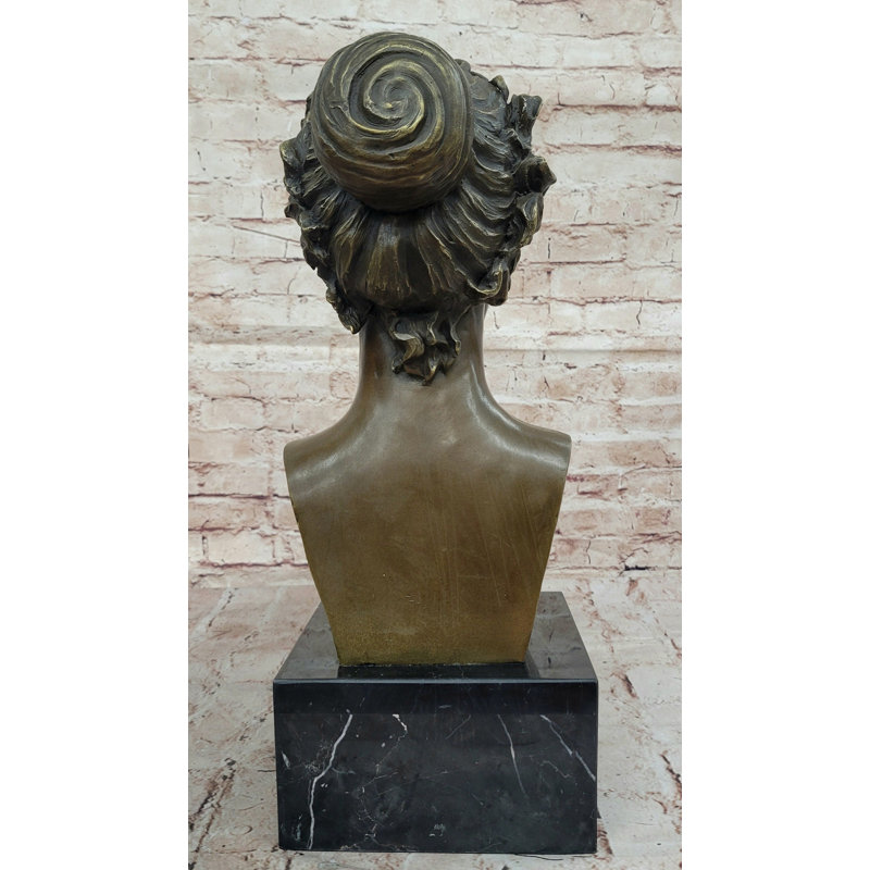 Vénus déesse romaine de l'amour et de la beauté - Sculpture d'art originale en bronze signée par Mavchi