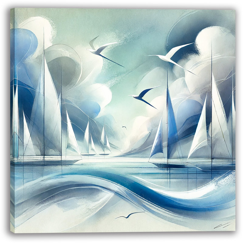 Voile sérénité, impression sur toile tendue, H 30 po x l 30 po x P 1,5 po