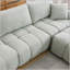 Canapé modulaire de 110 pouces avec siège très grand, conception à tirette, repose-pieds mobile, mousse haute densité, combinaison libre, structure en métal et en bois robuste, tissu bouclé-1488610854