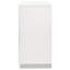 Commode et commode blanches ultrabrillantes