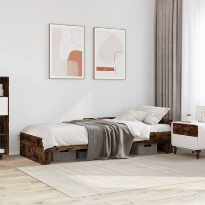 Bed Frame Without Mattress Engineered Wood