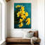 Jonquilles Harnek sur sarcelle-108244332