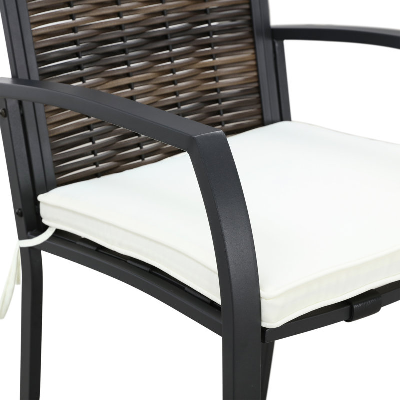 Tabouret de bar 22,8 po avec coussin Evzal