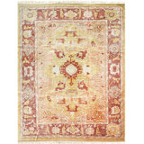 Hand Knotted Wool Geometric Area Rug