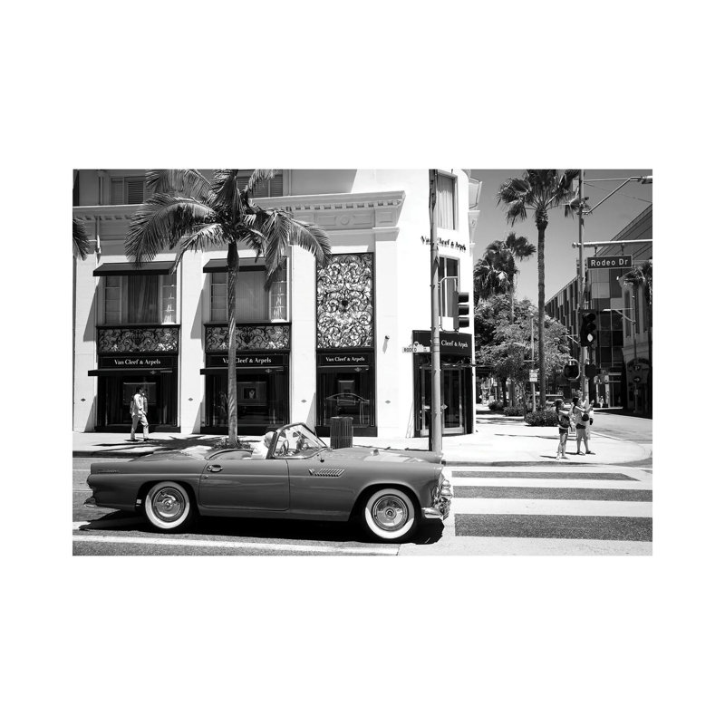 Rodeo Drive Classic - impression d'art mural, H 12 po x l 18 po, Toile tendue, Ne s’applique pas