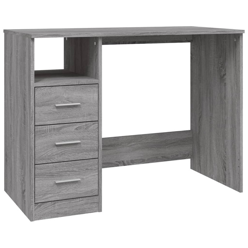 Bureau moyen vidaXL, Sonoma gris