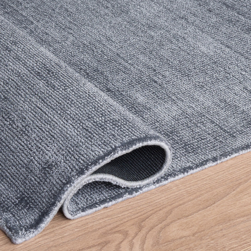 Soho 201 80% viscose; Tapis de couleur unie 20% coton, Carré 6 pi x 6 pi