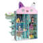 Maison de poupée Gabby's Purrfect de Delta Children - Comprend des sons et une oreille lumineuse - Comprend 20 accessoires - Convient aux poupées de 8 pouces - Cadeau de rêve pour 3 ans