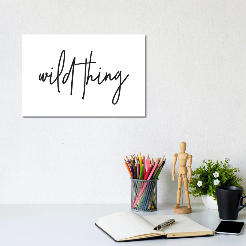 Wild Thing I by Honeymoon Hotel - Wrapped Canvas Print, 20.32 cm H x 30.48 cm W