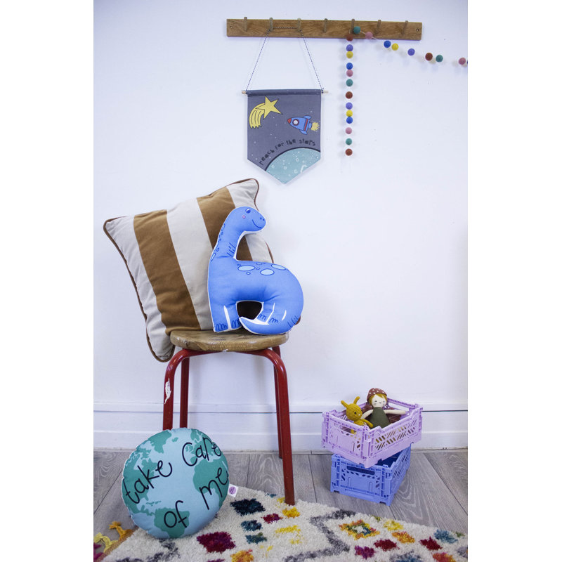 Goldstein Eco Earth - Take Care Of Me Round Cushion Circular Scatter Cushion Cushion With Filling