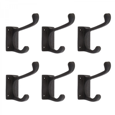 Wrought Iron Double Wall Mounted Towel Hook