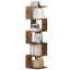 Ashanti 180cm H x 30.5cm W Geometric Bookcase