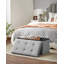 Rufo 76cm Wide Rectangle Cube Ottoman with Storage