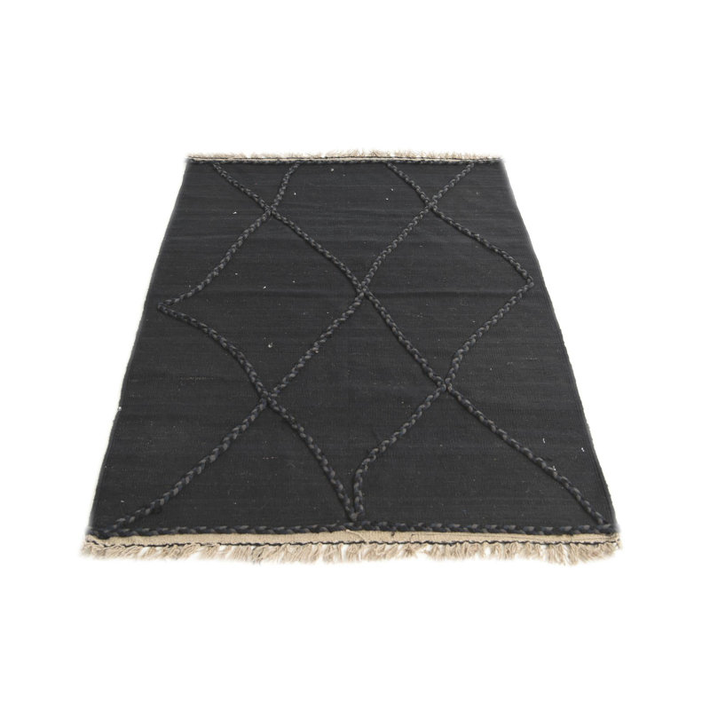 Obryant Black Rug