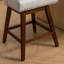 Tabourets pivotants confortables avec dossier incurvé et coussin épais, ensemble de 2, siège d'une hauteur de 26 po, revêtus de tissu-1633095465