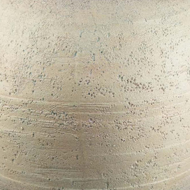 Kilu Decorative Vase, Rugged Texture Metallic , 14" H x 13" W x 13" D