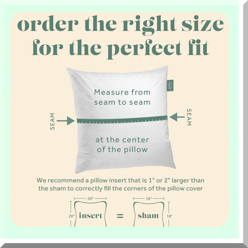 Luxury Down Feather Rectangle Pillow Insert - Cover, 233 Thread Count - Decorative Cushion Insert