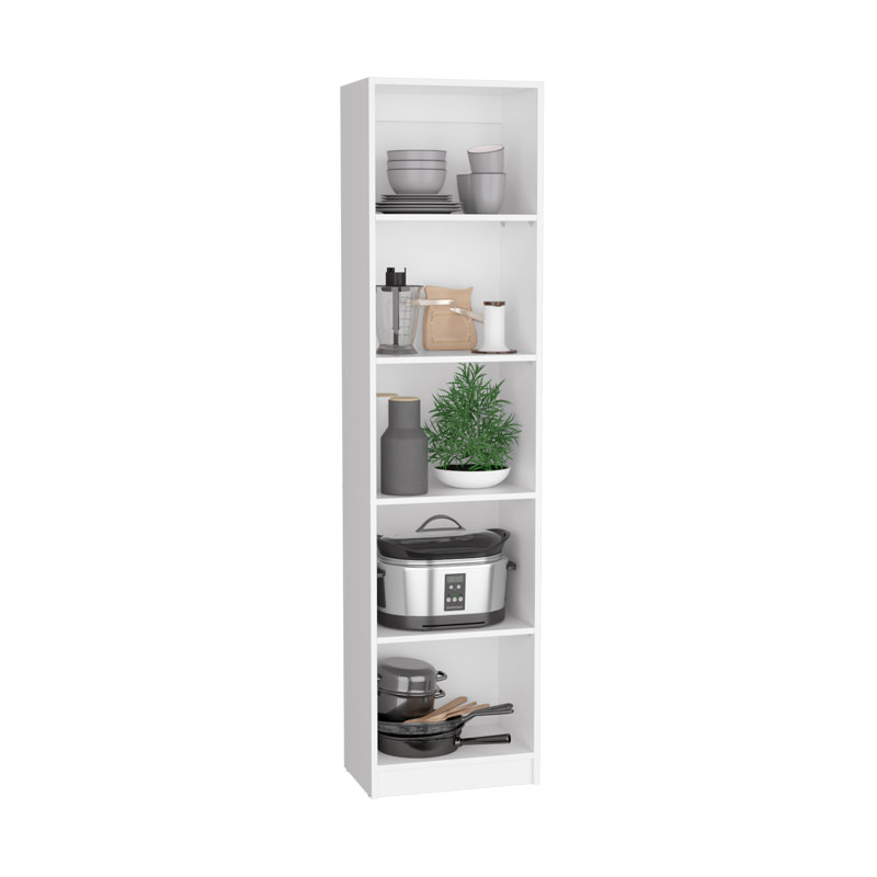 Bibliothèque standard H 71,1 "x l 92" Britnai, Blanc
