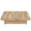 Table basse carrée en placage