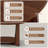 31.5'' Solid Wood Legs Round Coffee Table with 2-Tier Storage-398877890