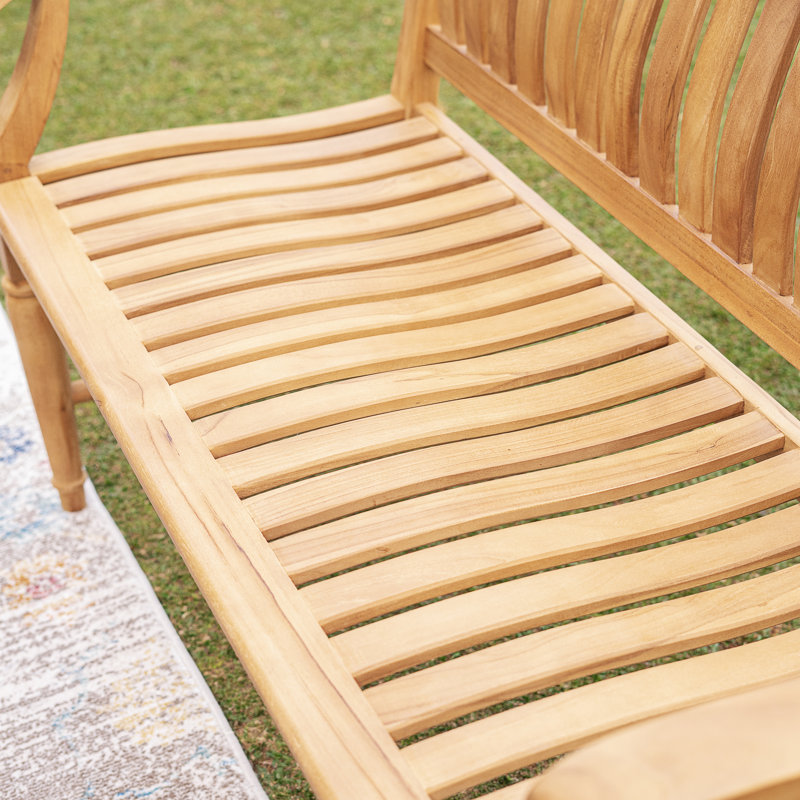 Banc de jardin en teck Gobrias